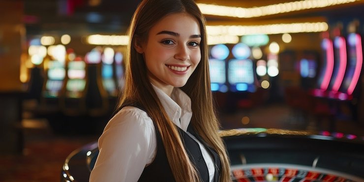 Wild West Gold slot game interface showing five reels and payline display
